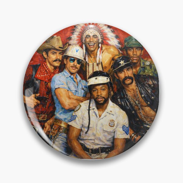 Artikelvorschau, Gemälde der Village People Sänger entworfen und verkauft von Halifaxartguy.