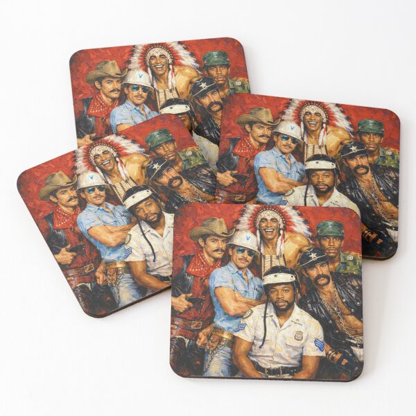 Item preview, Painting of The Village People Singers designed and sold by Halifaxartguy.