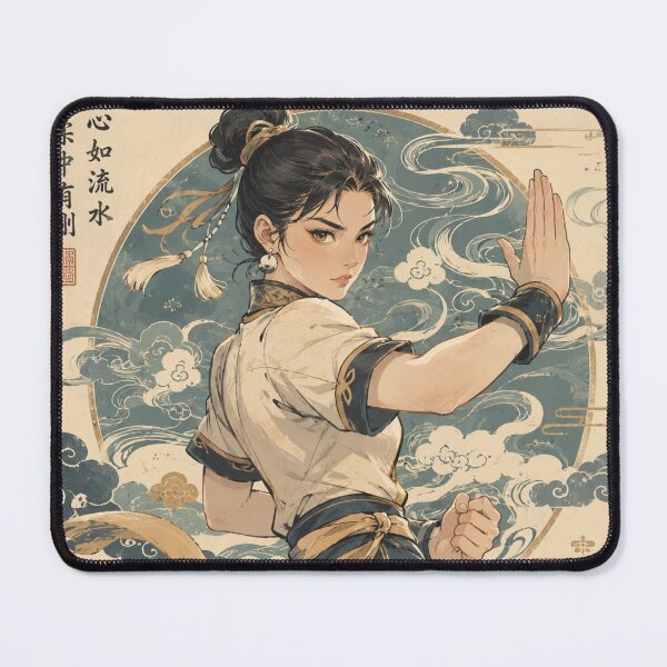 Item preview, Retro Wuxia Martial Arts Girl designed and sold by 0606PM.