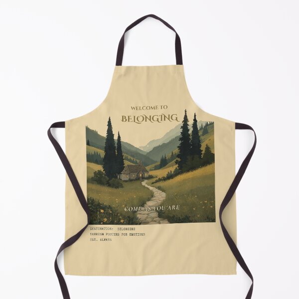 Item preview, Welcome To Belonging Vintage Cottagecore Tourism Travel Poster designed and sold by KaBaRen.