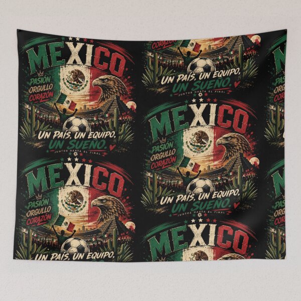 Item preview, Mexico Football Passion – Vintage Soccer Fan Retro Design designed and sold by Bizertart.