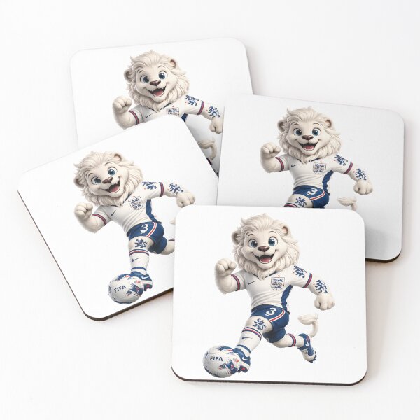 Item preview, Three Lions Soccer Mascot Character FIFA 2026 designed and sold by SprinkleShades.