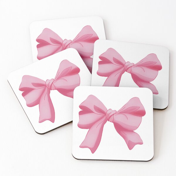 Item preview, Lovely Pink Coquette Ribbon Bow Whimsical Textured Illustration designed and sold by StoriesInGrain.