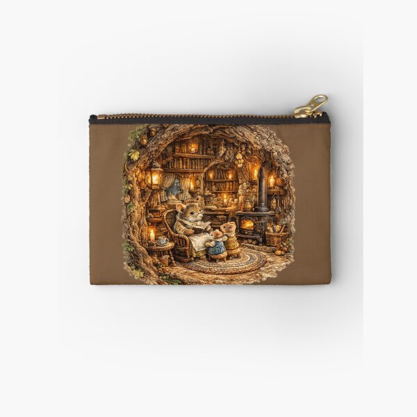 Item preview, Woodland Mouse Family Home Watercolor | Cottagecore Tree House Illustration | Storybook Animal Art | Cozy Forest Decor designed and sold by MagicMakerPh.