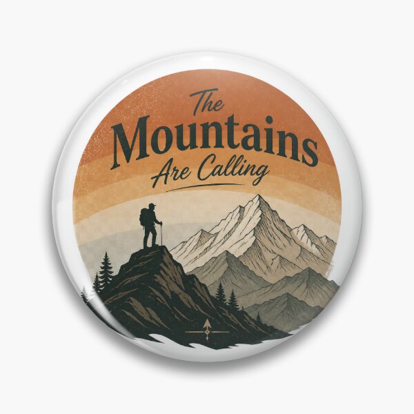 Item preview, The Mountains Are Calling – Mountain Hiking Adventure T-Shirt designed and sold by MJ-by-Dharan.