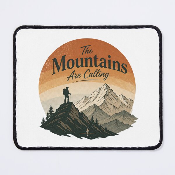Item preview, The Mountains Are Calling – Mountain Hiking Adventure T-Shirt designed and sold by MJ-by-Dharan.