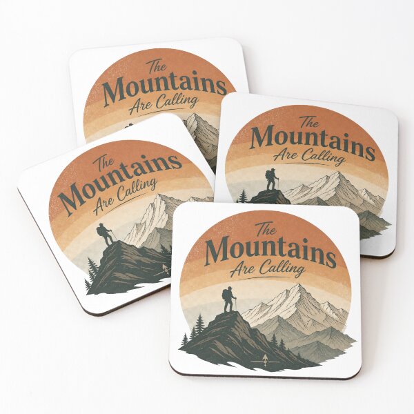 Item preview, The Mountains Are Calling – Mountain Hiking Adventure T-Shirt designed and sold by MJ-by-Dharan.