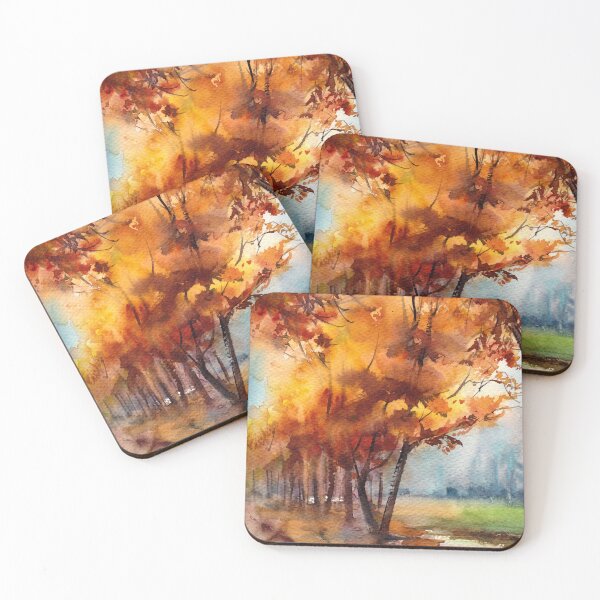 Item preview, Fall Watercolor Landscape designed and sold by CanotStop.
