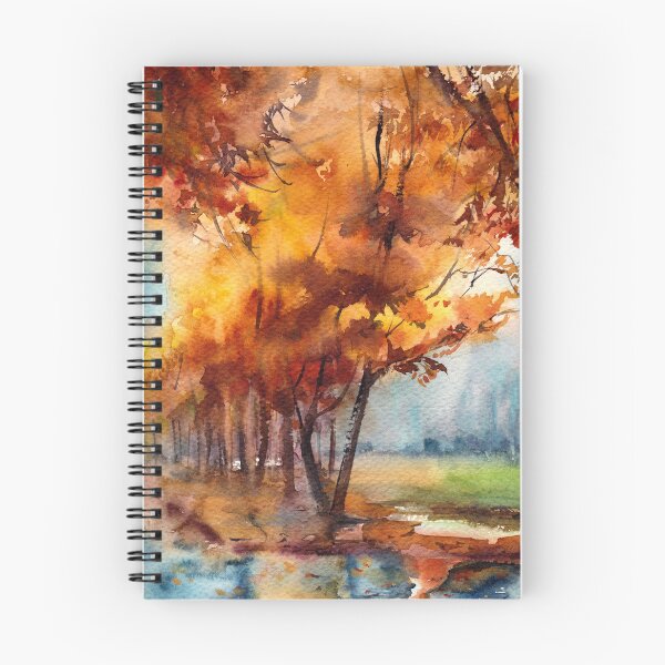 Item preview, Fall Watercolor Landscape designed and sold by CanotStop.