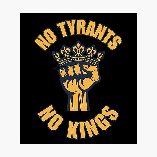 Item preview, No Tyrants No Kings Shirt - Retro Protest Fist T-Shirt - Siempre Antifascista Political Tee designed and sold by VectorForge.