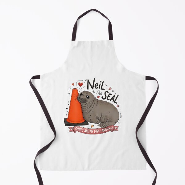 Item preview, Neil the Seal Traffic Cone Lover designed and sold by EchoWear-10M.