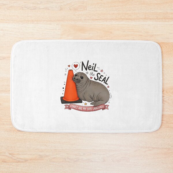 Item preview, Neil the Seal Traffic Cone Lover designed and sold by EchoWear-10M.
