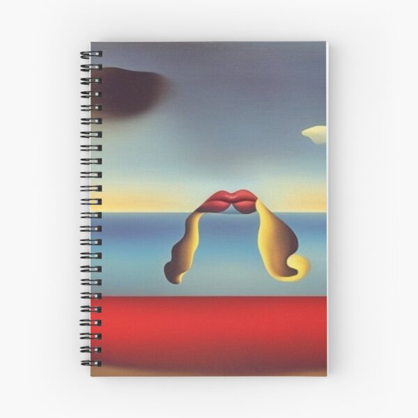 Item preview, Surreal lips in the sky at sunset, Dalí-esque style designed and sold by RAISC.