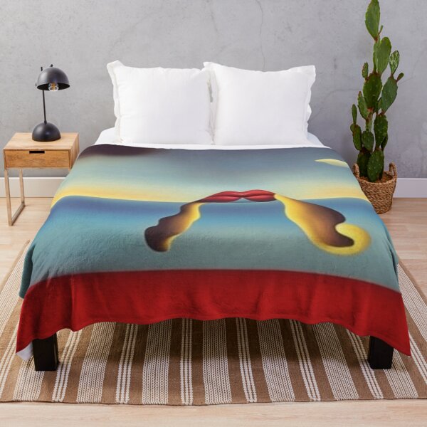 Item preview, Surreal lips in the sky at sunset, Dalí-esque style designed and sold by RAISC.