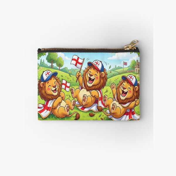 Item preview, 3 Lions England Football Team Supporters Having fun laughing designed and sold by Barbara Burgess.