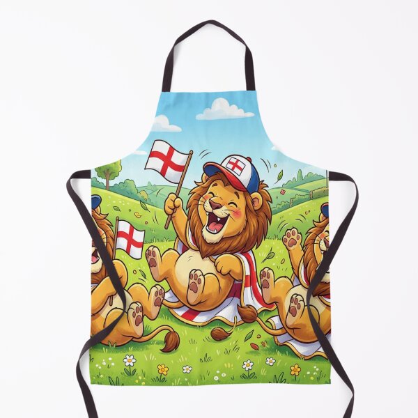Item preview, 3 Lions England Football Team Supporters Having fun laughing designed and sold by Barbara Burgess.