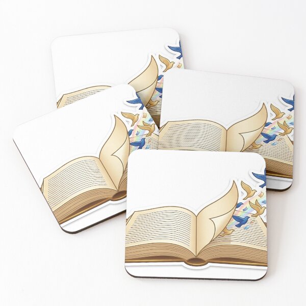 Item preview, Books Set You Free | Open Book Bird Transformation designed and sold by Sara-Ai.