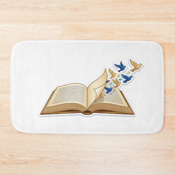 Item preview, Books Set You Free | Open Book Bird Transformation designed and sold by Sara-Ai.