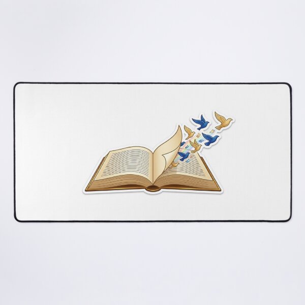 Item preview, Books Set You Free | Open Book Bird Transformation designed and sold by Sara-Ai.