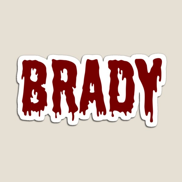 Item preview, Brady Name, Dark Red designed and sold by RedParker.