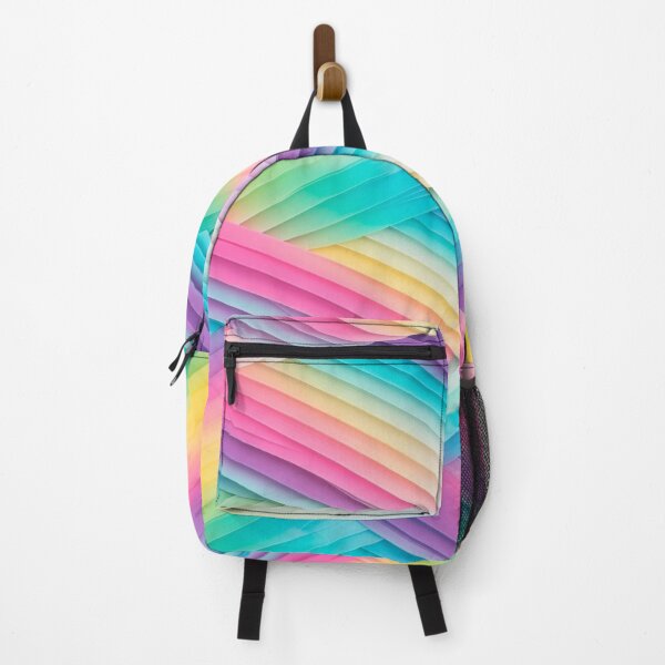 Item preview, Vibrant Rainbow Wavy Lines Seamless Pattern designed and sold by ITSimagination.