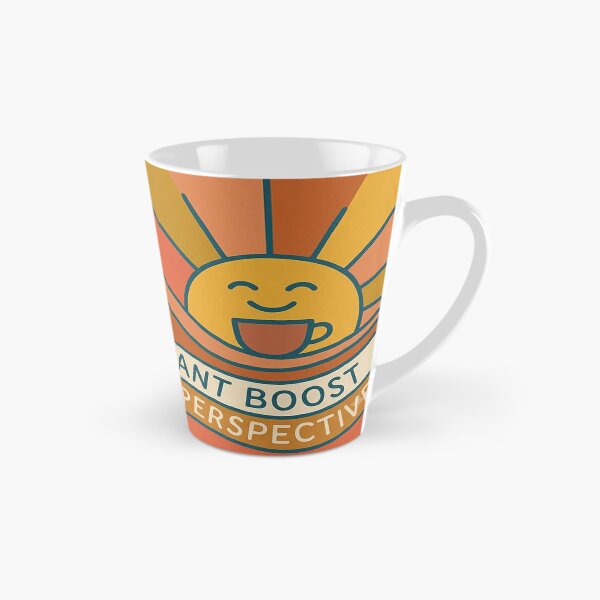 Item preview, Instant Boost in Perspective – Coffee Lover Sunrise Retro Design designed and sold by Sara-Ai.