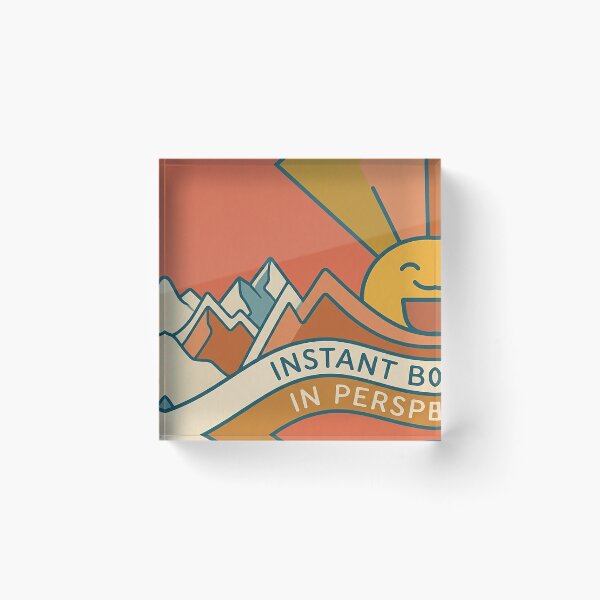 Item preview, Instant Boost in Perspective – Coffee Lover Sunrise Retro Design designed and sold by Sara-Ai.