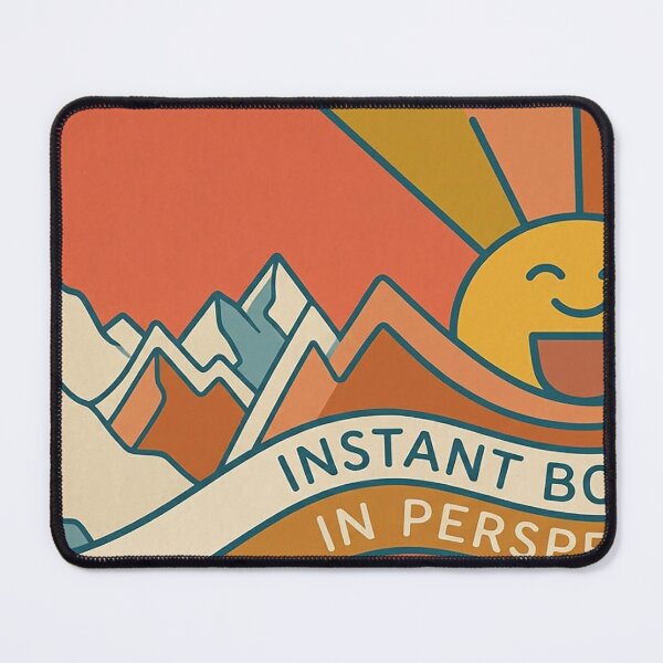 Item preview, Instant Boost in Perspective – Coffee Lover Sunrise Retro Design designed and sold by Sara-Ai.