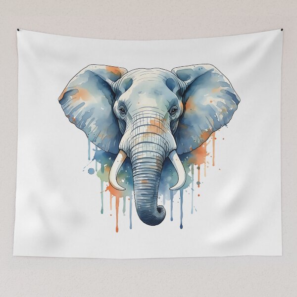 Item preview, Watercolor elephant classic t-shirt  designed and sold by Knowvhere.