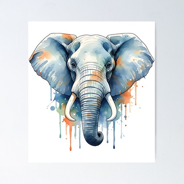 Item preview, Watercolor elephant classic t-shirt  designed and sold by Knowvhere.