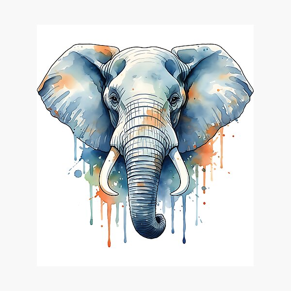 Item preview, Watercolor elephant classic t-shirt  designed and sold by Knowvhere.