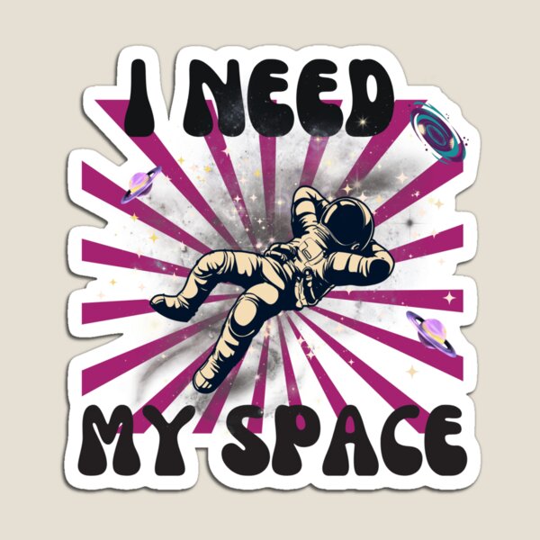 Item preview, I Need My Space Funny Astronaut Retro Galaxy Pun designed and sold by Pablo70 Store.