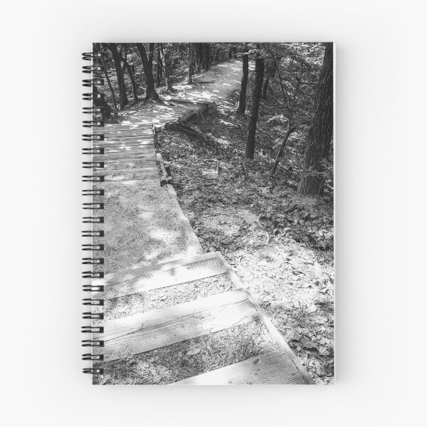 Item preview,  Sunlit Wooden Steps Through Quiet Forest | 서울둘레길 designed and sold by HyunDam.
