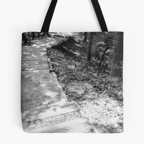 Item preview,  Sunlit Wooden Steps Through Quiet Forest | 서울둘레길 designed and sold by HyunDam.