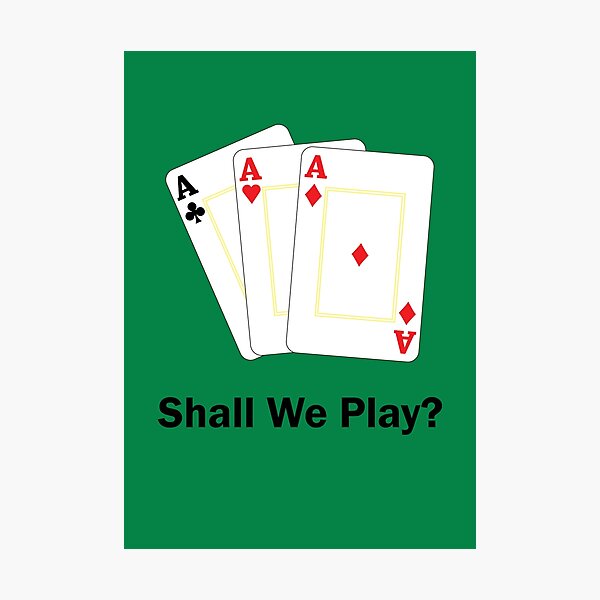 Item preview, Shall we Play? designed and sold by NBK Design.
