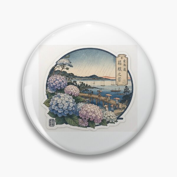 Item preview, Japanese Floral Ukiyo-e Sticker Collection designed and sold by Rink-mmn.