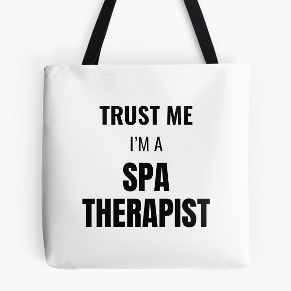 Item preview, Trust Me I'm a Spa Therapist (Black) designed and sold by ShipCrewNation.