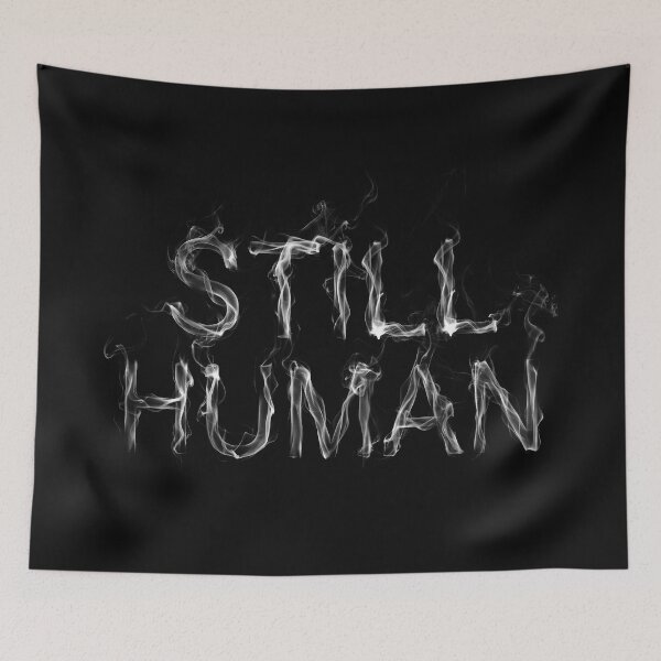 Artikelvorschau, Aufkleber „Still Human Smoke“ entworfen und verkauft von cabana.space.