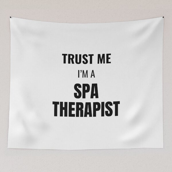 Item preview, Trust Me I'm a Spa Therapist (Black) designed and sold by ShipCrewNation.
