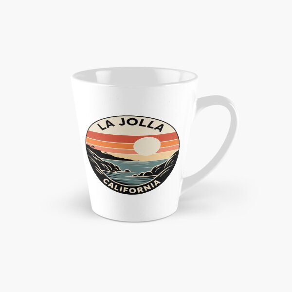 Item preview, La Jolla California: Sunset Coastal Waves Badge designed and sold by CircinusStore.