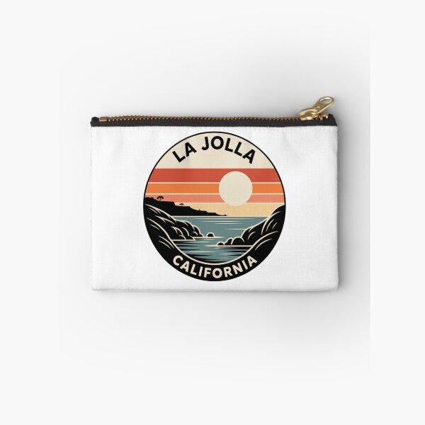 Item preview, La Jolla California: Sunset Coastal Waves Badge designed and sold by CircinusStore.