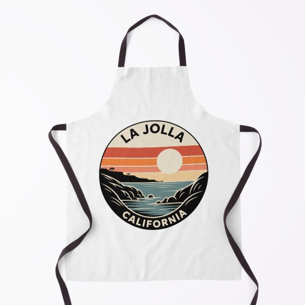 Item preview, La Jolla California: Sunset Coastal Waves Badge designed and sold by CircinusStore.