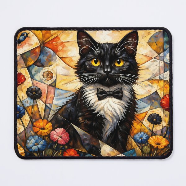 Item preview, Charming Cat Amidst Vibrant Flowers designed and sold by cuprum.