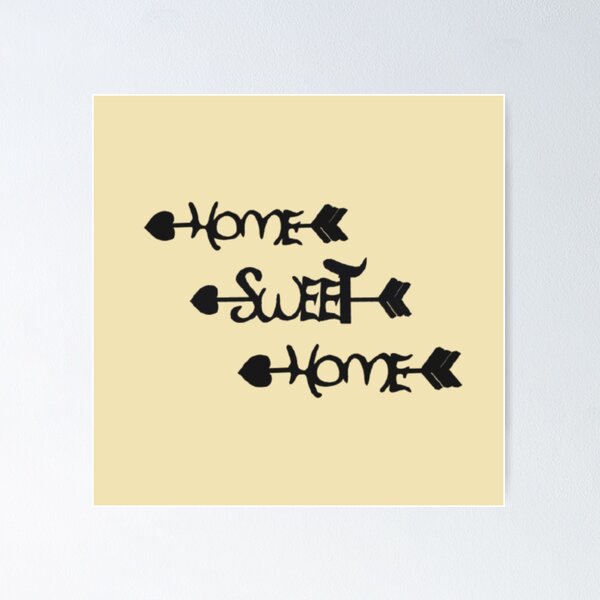 Item preview, Colorful Harmony – Home Sweet Home designed and sold by Catfcreations.