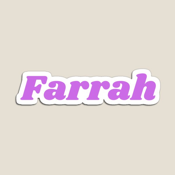 Item preview, Farrah Name, Purple designed and sold by RedParker.