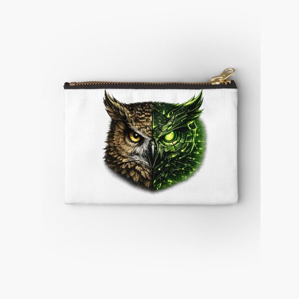 Item preview, Cyber Owl Half Robot Futuristic Design designed and sold by CreativeMindsetLab.