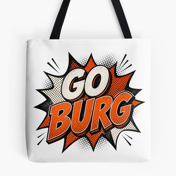 Item preview, GO BURG | Retro Pop Art School Spirit | Vintage Comic Style Graphic designed and sold by Rewind Society.