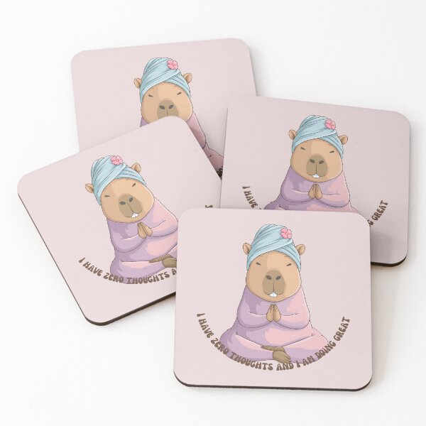 Item preview, Funny Zen Capybara Yoga - I Have Zero Thoughts designed and sold by StoryVibes.