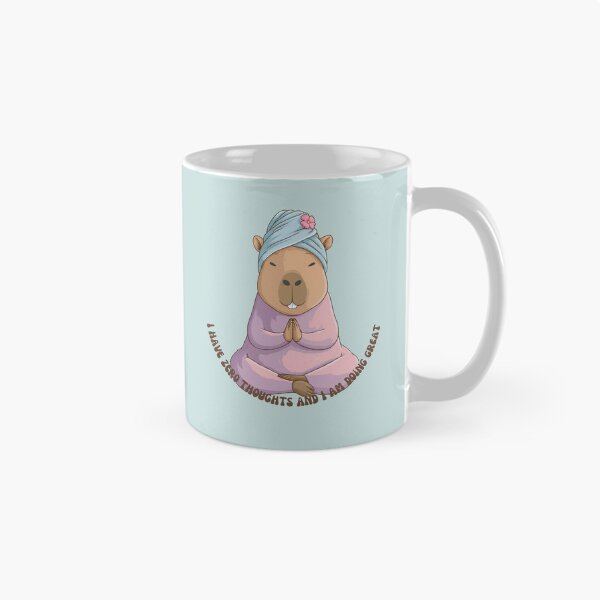 Item preview, Funny Zen Capybara Yoga - I Have Zero Thoughts designed and sold by StoryVibes.