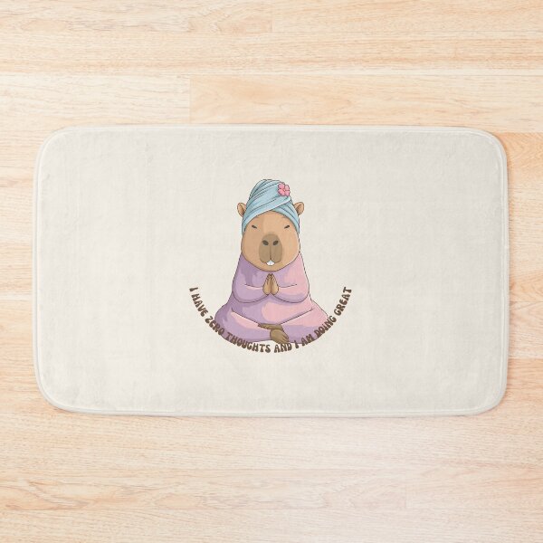 Item preview, Funny Zen Capybara Yoga - I Have Zero Thoughts designed and sold by StoryVibes.